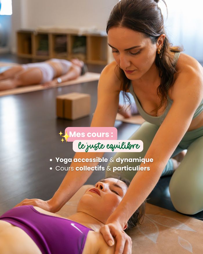 Les cours de yoga de Camille : le juste équilibre