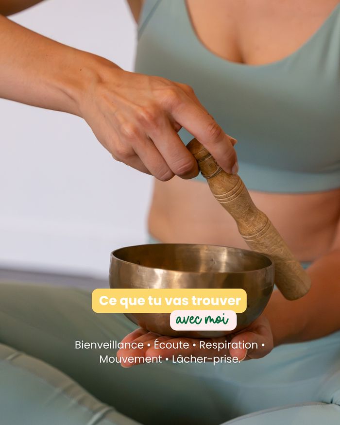 Ce que propose Camille pendant ses cours de yoga