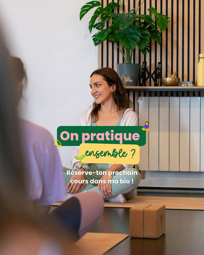 Invitation à pratiquer le yoga ensemble avec Camille